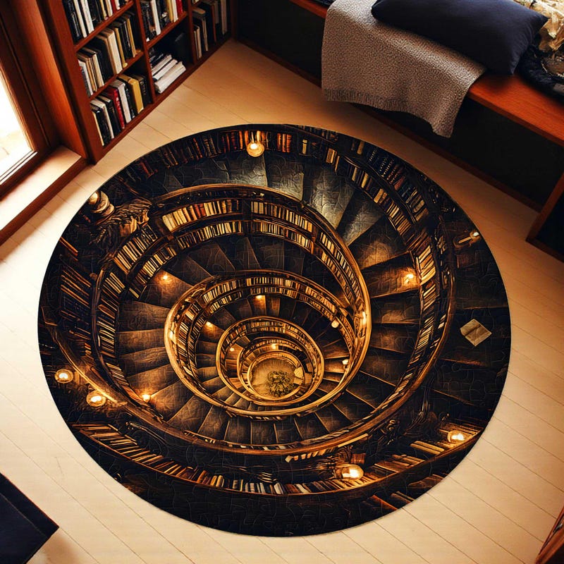 3d Circular Rug - Etsy