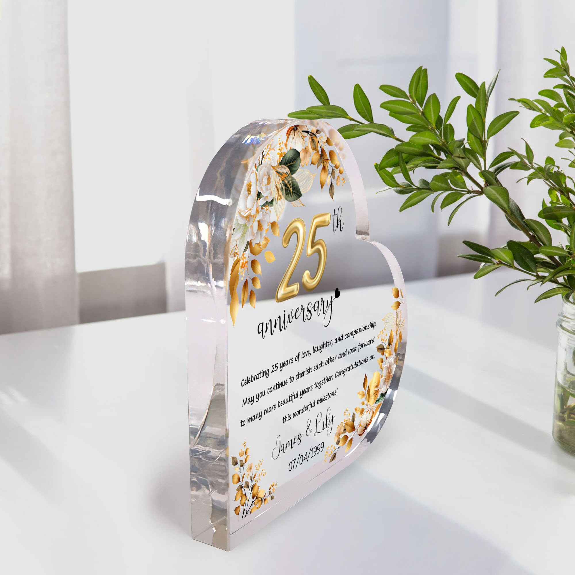 Puzzle Acrylic Plaque, Anniversary Valentines Birthday Gifts For Her