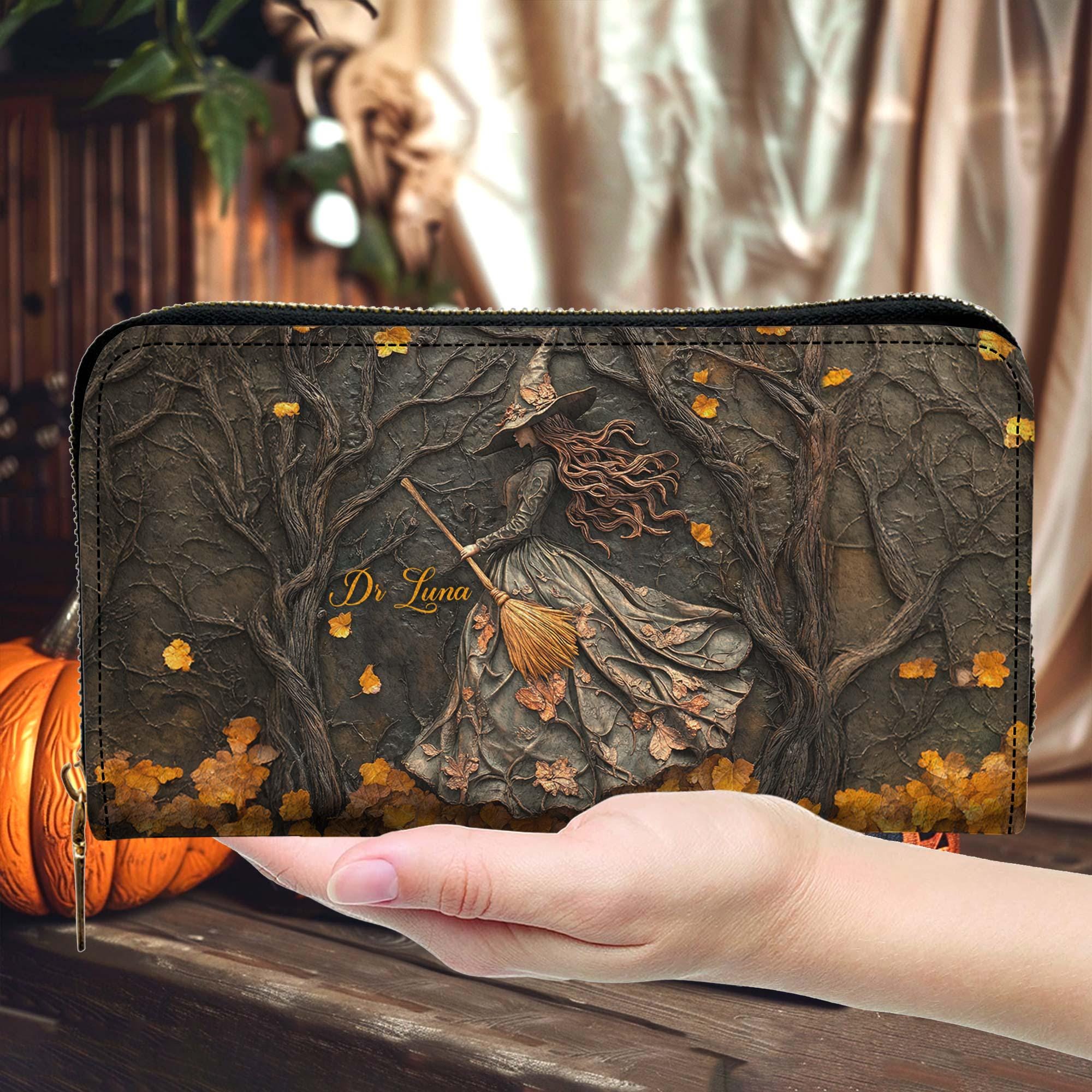 Witchy Gothic Print 3D Art Handbag With Handle, Spooky Ghost Vibes 3D Inflated Handbag, Spooky Season Bag, Halloween Accessories Gift