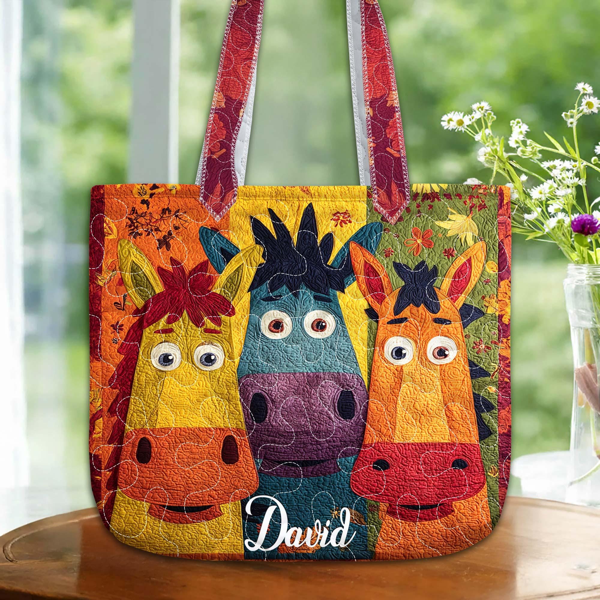 Quilted Tote Bag Made in Usa - Etsy