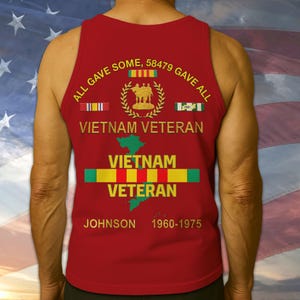 Vietnam Veteran Banner 'All Gave Some' | 7,6x15,1 Cm, Doppelt Genäht, UV-beständig