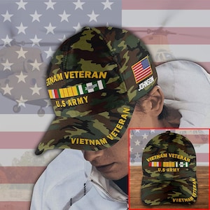 Nombre personalizado Todos dieron algunos algunos dieron toda gorra de veterano de Vietnam, sombrero de veterano orgulloso, regalo de gorra militar de EE. UU. para papá, abuelo, regalos de veteranos