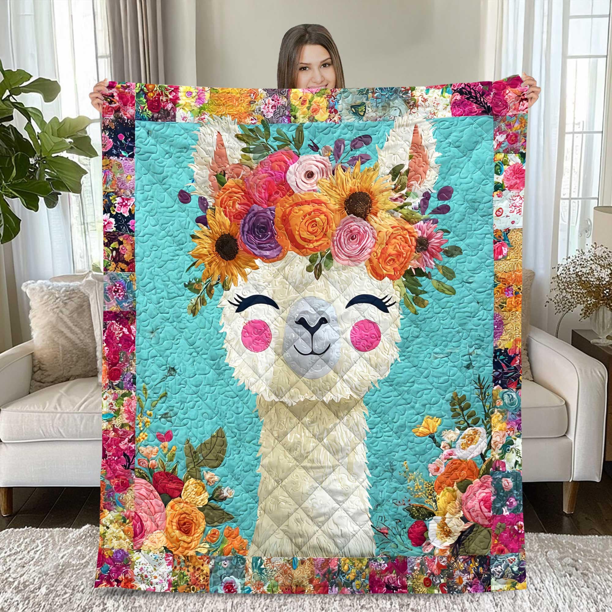 Queen Size Alpaca Wool Blanket - Soft & Warm In Aqua Teal/Turquoise, Made In Ecuador By ECUALAMA