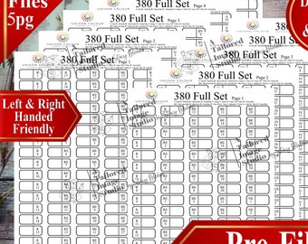 Unison 380 Full Set Soft Pastels Swatch Charts (PDF Download)