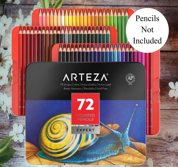 Arteza 72 Expert Colored Pencils Swatch Chart -  Israel