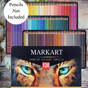 Markart 120 Premium Colored Pencils Swatch Chart image 2