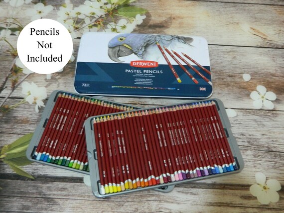 Derwent 72 Color Pastel Pencil Set Metal Tin Derwent 72 Pastel
