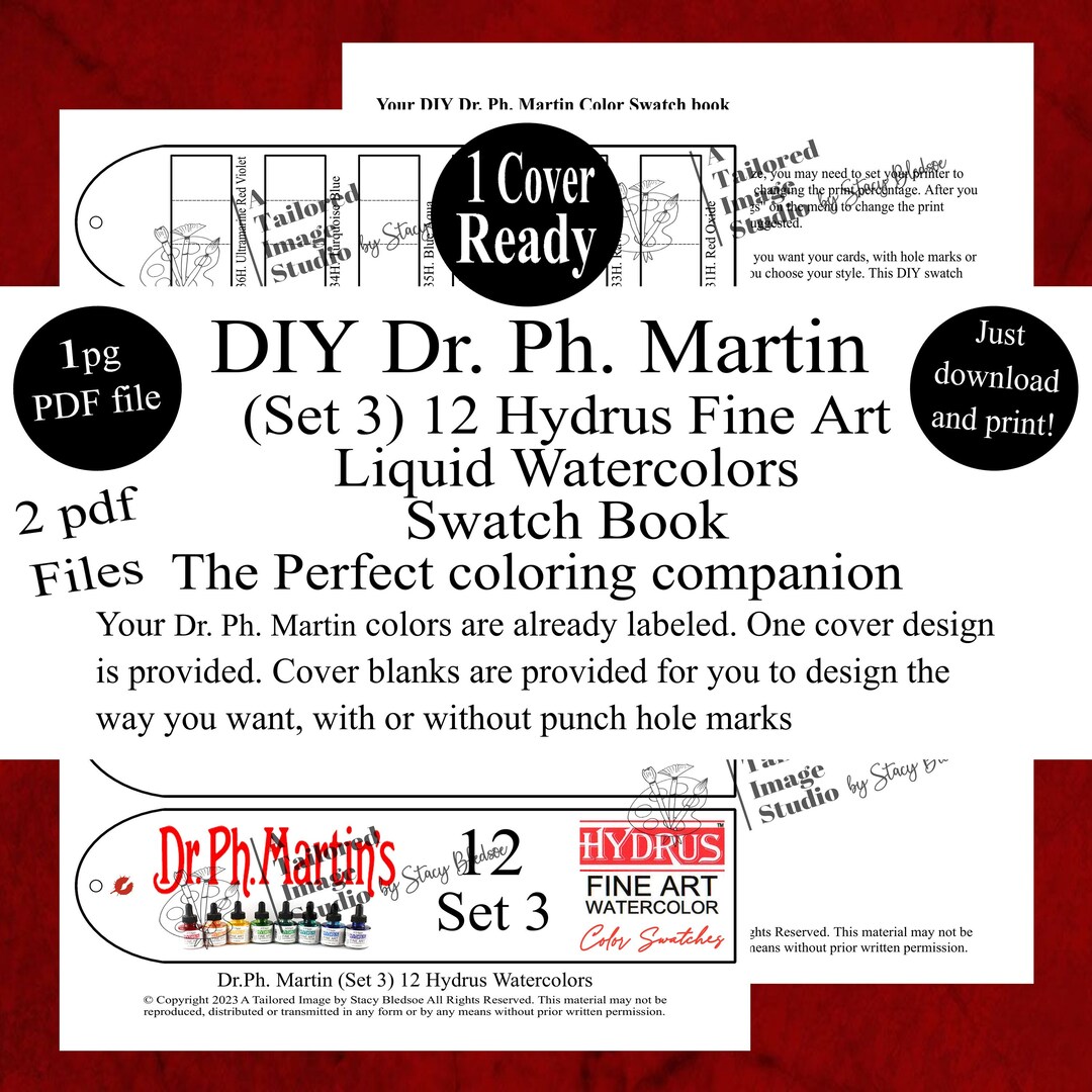 Dr. Ph. Martin's Hydrus Fine Art Liquid Watercolors and Sets