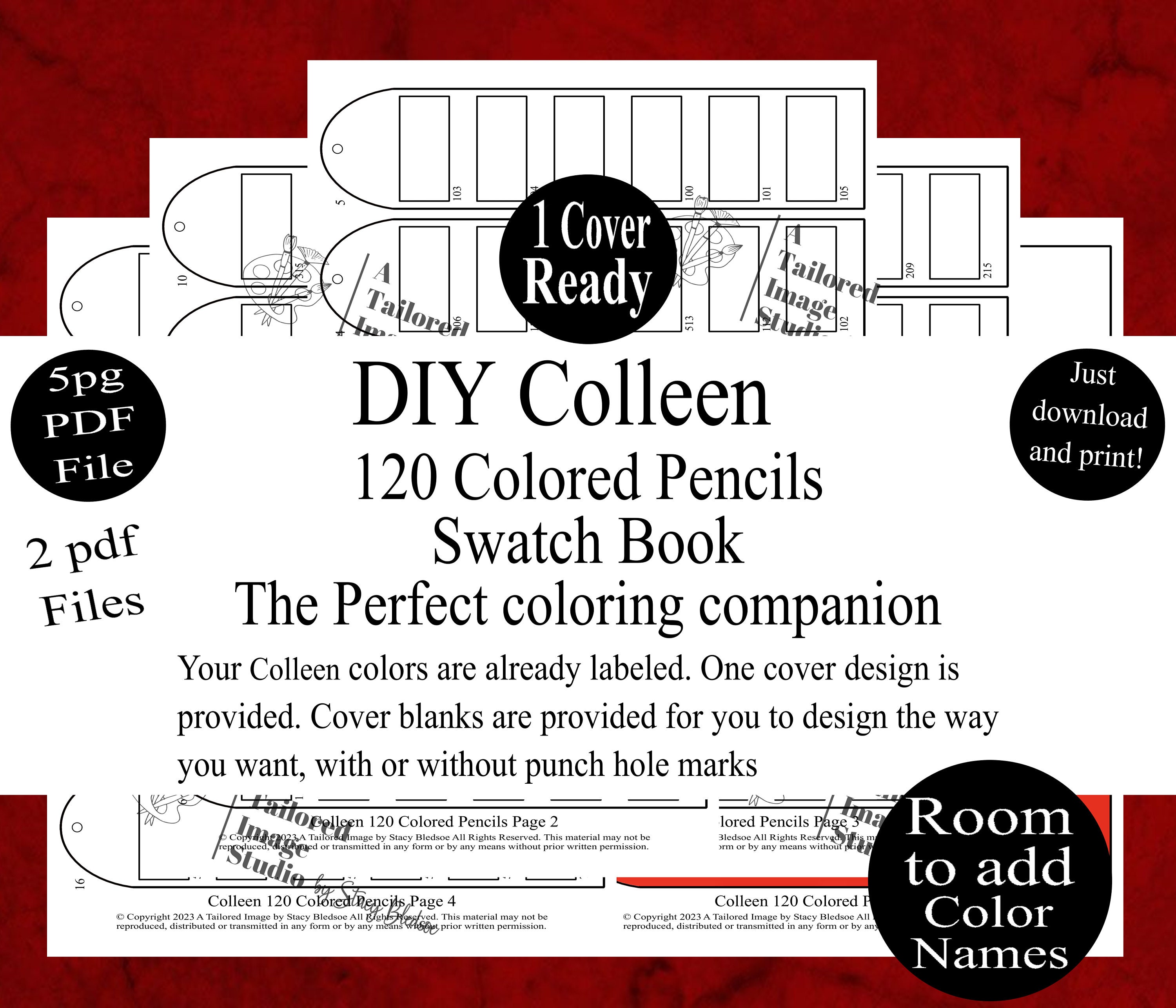 Colleen 120 Color Pencils Box Set Color Pencil Set Pencil Color Set Art