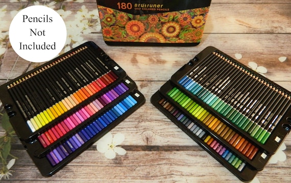 Brutfuner 180 crayons de couleur huileux DIY Color Swatch Book Style 1 -   France