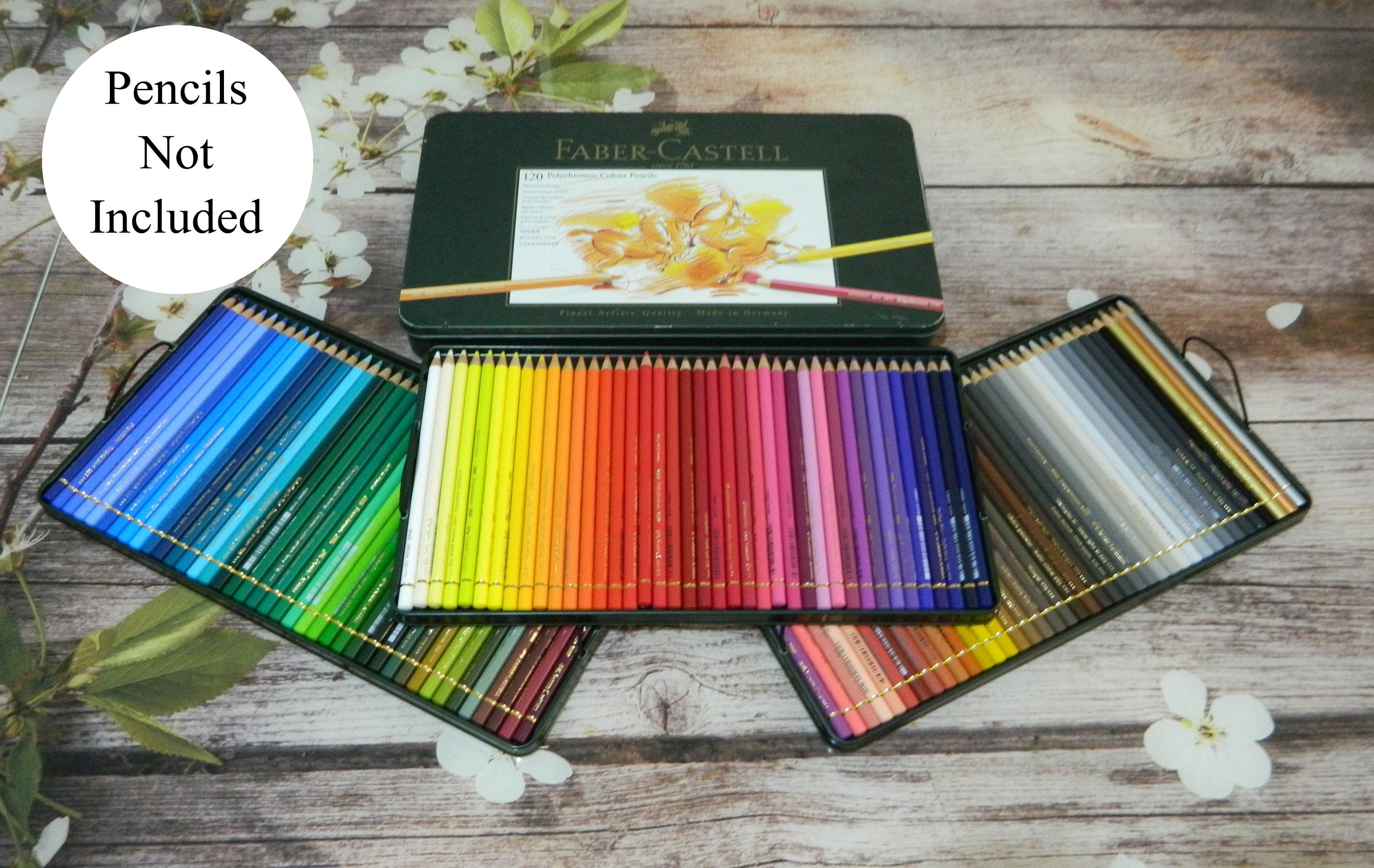 Faber-castell 120 Polychromos Colored Pencils Swatch Book Style 2