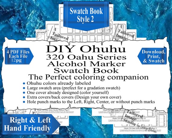 Ohuhu Oahu 320 Colors Dual Tips Alcohol Art Markers, Fine & Chisel