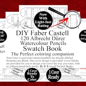 Faber-Castell 120 Albrecht Dürer Aquarellstifte Farbmusterbuch Stil 1 (PDF Download)