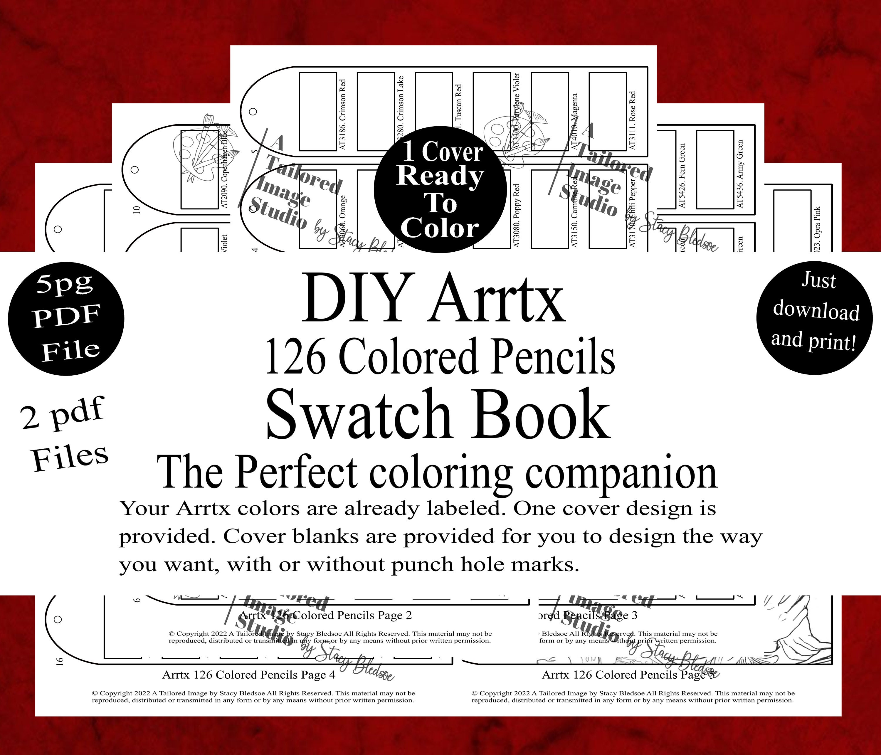 Arrtx 126 Colored Pencils – ArrtxArt