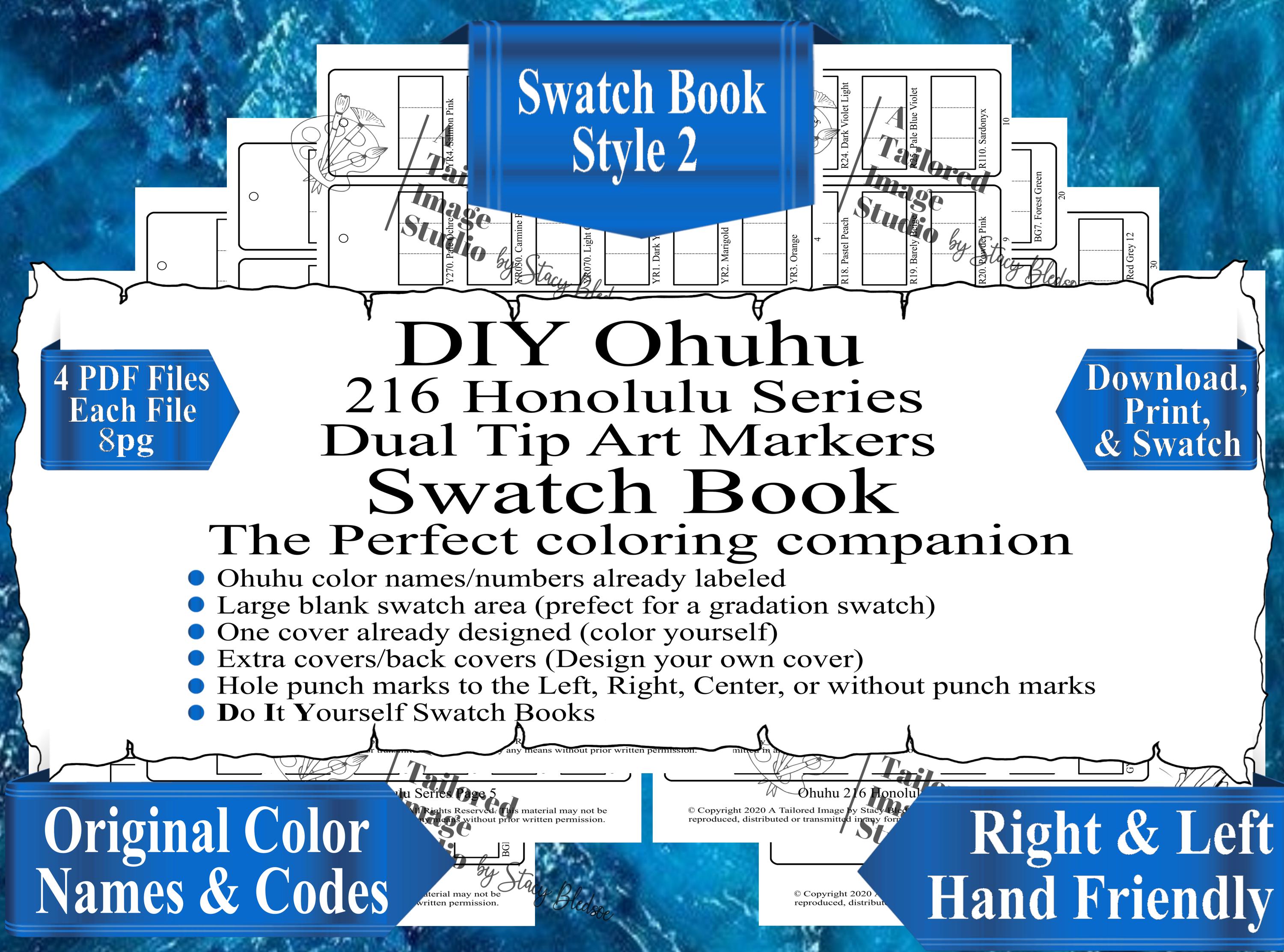 【Ojuuunページ】 Swatches and Organisation of Honolulu 216 Set + PDF : r/Ohuhu