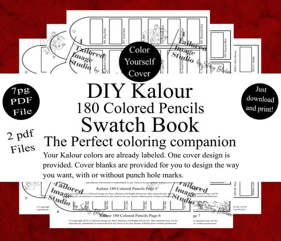 KALOUR Professional Colored Pencils, 50/72/120/180/240 Colors Set