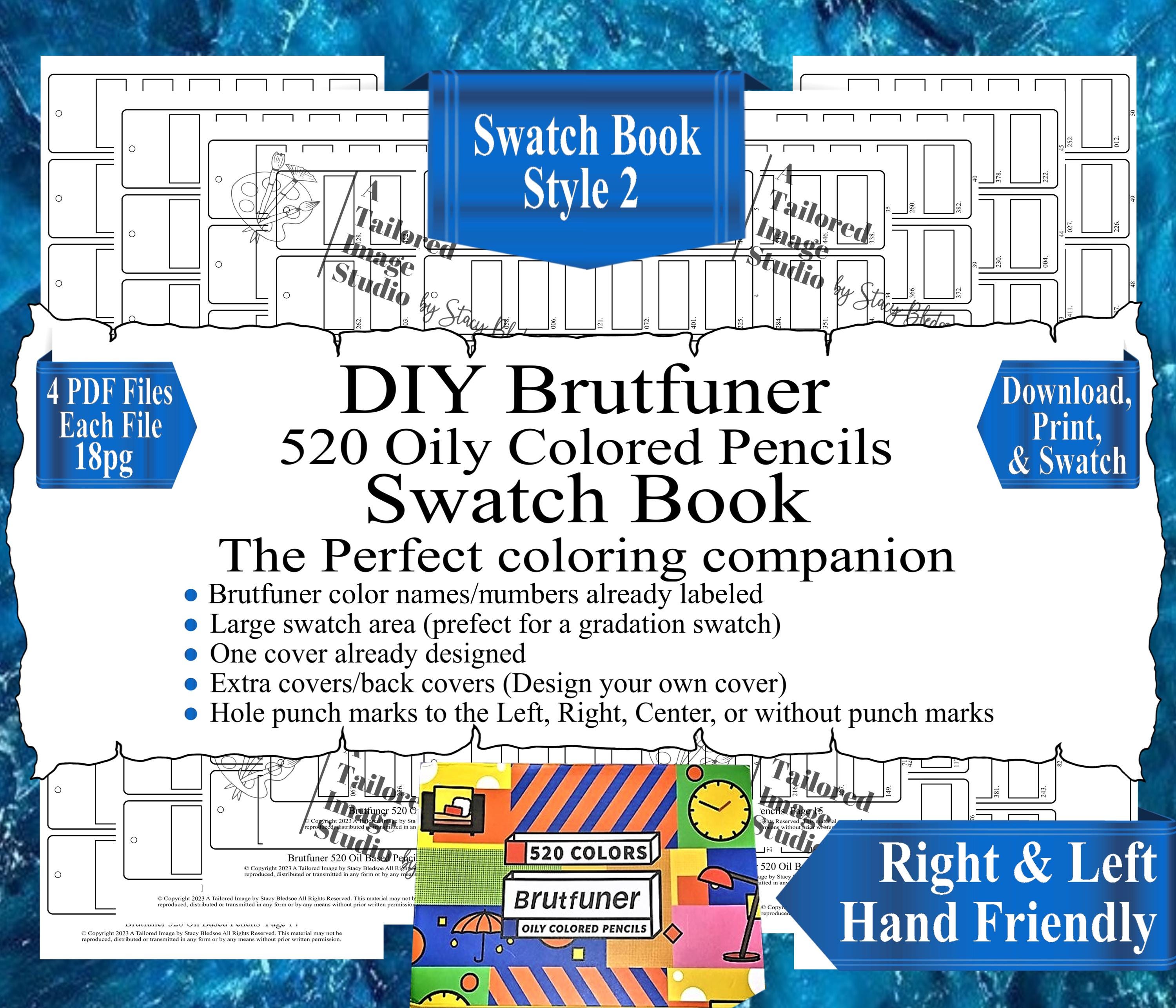 Amazon.com : ノーブランド品 520 colors Brutfuner oily colors