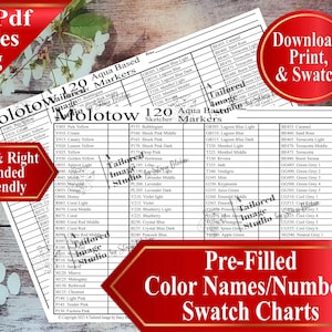Molotow 120 Sketcher Marker Swatches