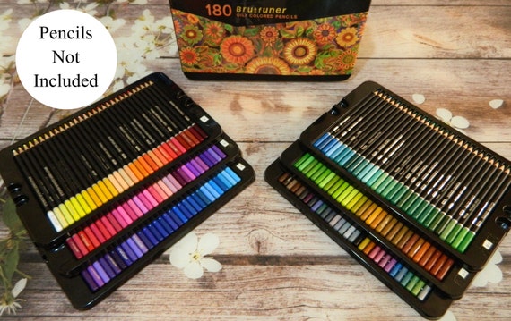 Brutfuner 520 Oily Colored Pencils DIY Color Swatch Book Style 1