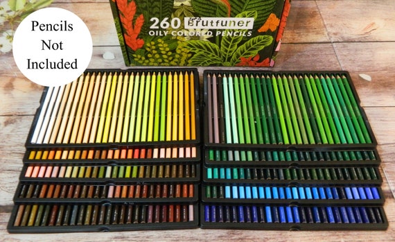 Brutfuner 520 crayons de couleur huileux DIY Color Swatch Book Style 2 -   France