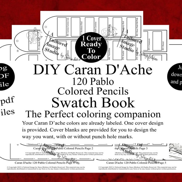 Caran D'Ache 120 Pablo kleurpotloden DIY kleurstaal boekstijl 1