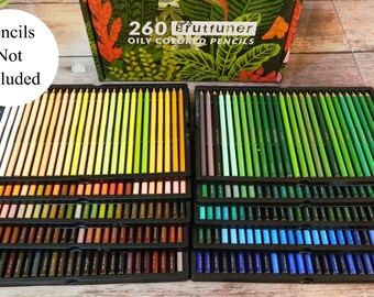 Brutfuner 520 Oily Colored Pencils DIY Color Swatch Book