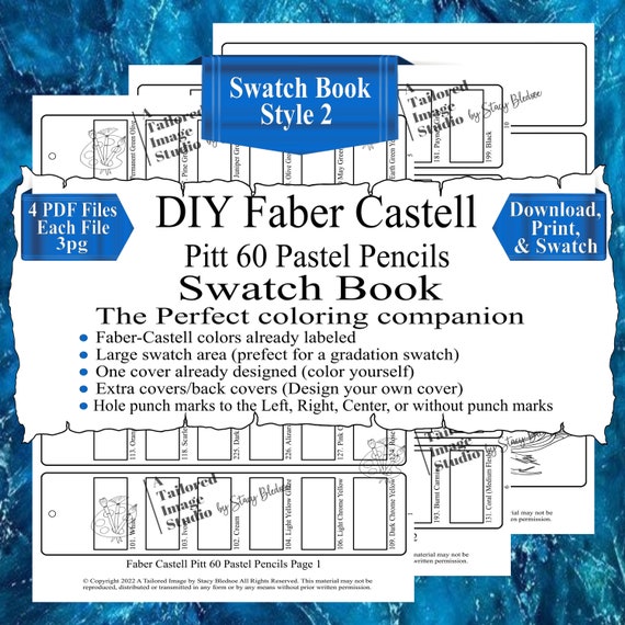 ファーバーカステル ピット 60 パステルペンシル DIY カラー見本