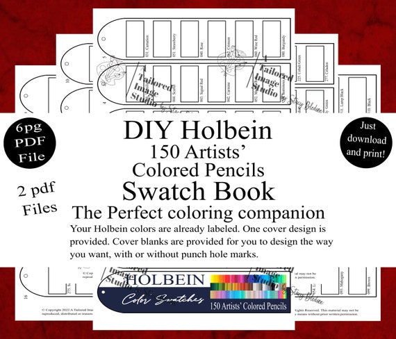 Holbein Colored Pencil 150, Holbein Color Pencils, Holbein Artist
