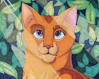 Warriors Firestar illustrazione originale