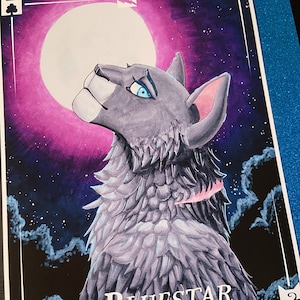 Warriors Bluestar Illustration Print