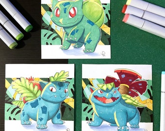 9 pocket pokemon card binder bulbasaur Bulbasaur Evolution Pokemon Card Binder | Venusaur Cover main image 0