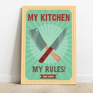 My Kitchen poster da cucina, poster vintage, decorazione da cucina