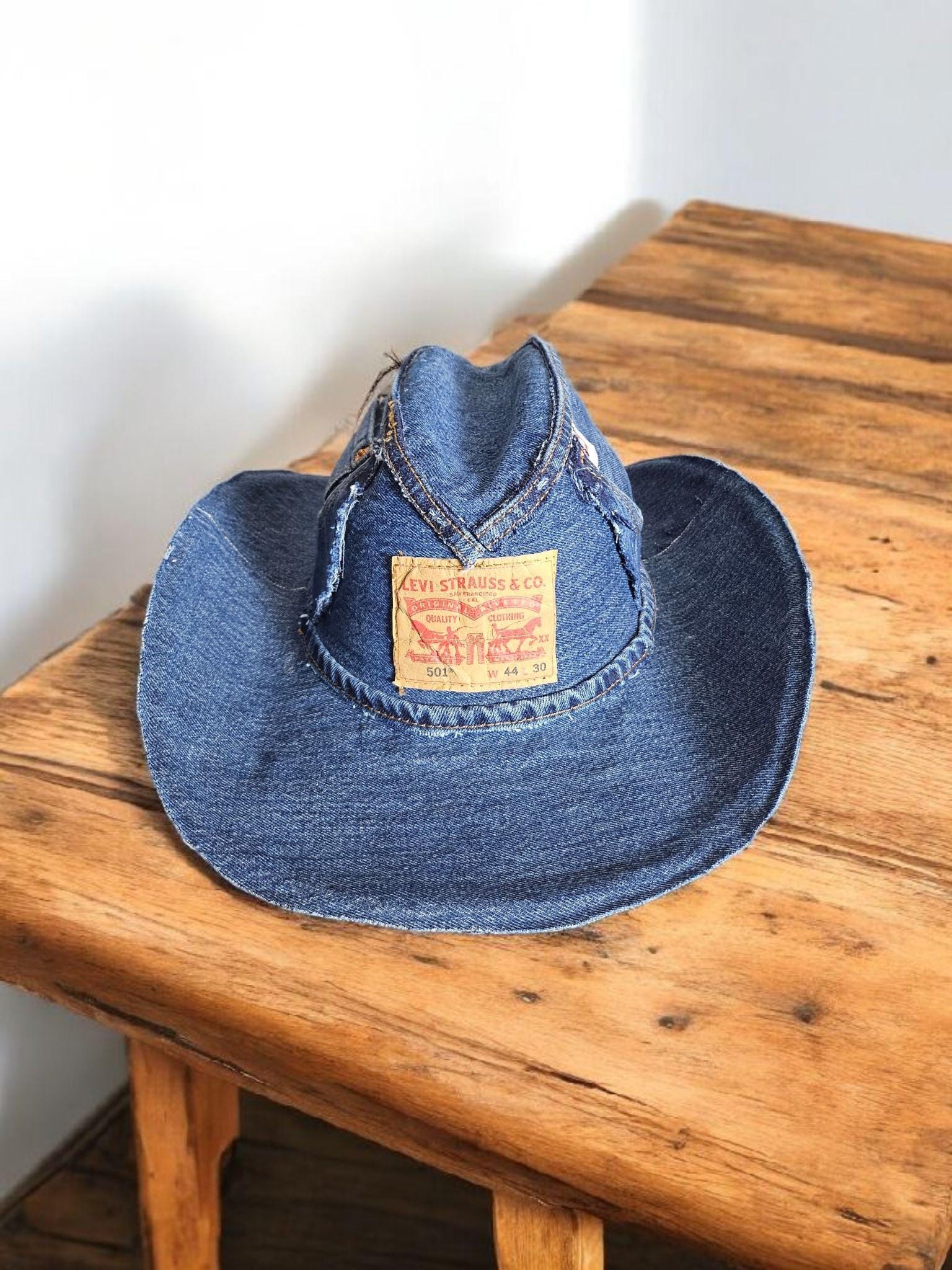 Levi Cowboy Hat Denim - Etsy
