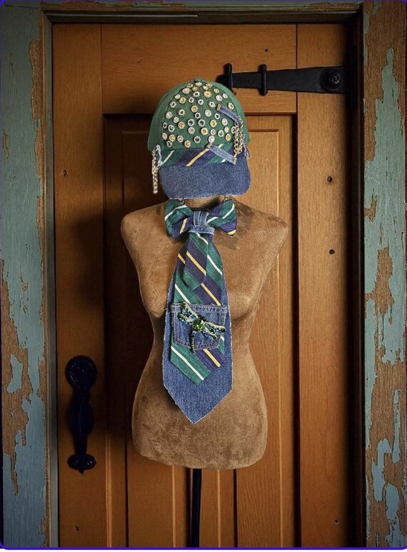 Embellished Blue Cap and Tie Set Wedding Tie Sets - Light Blue Paisley Tie Box Set  main image 2