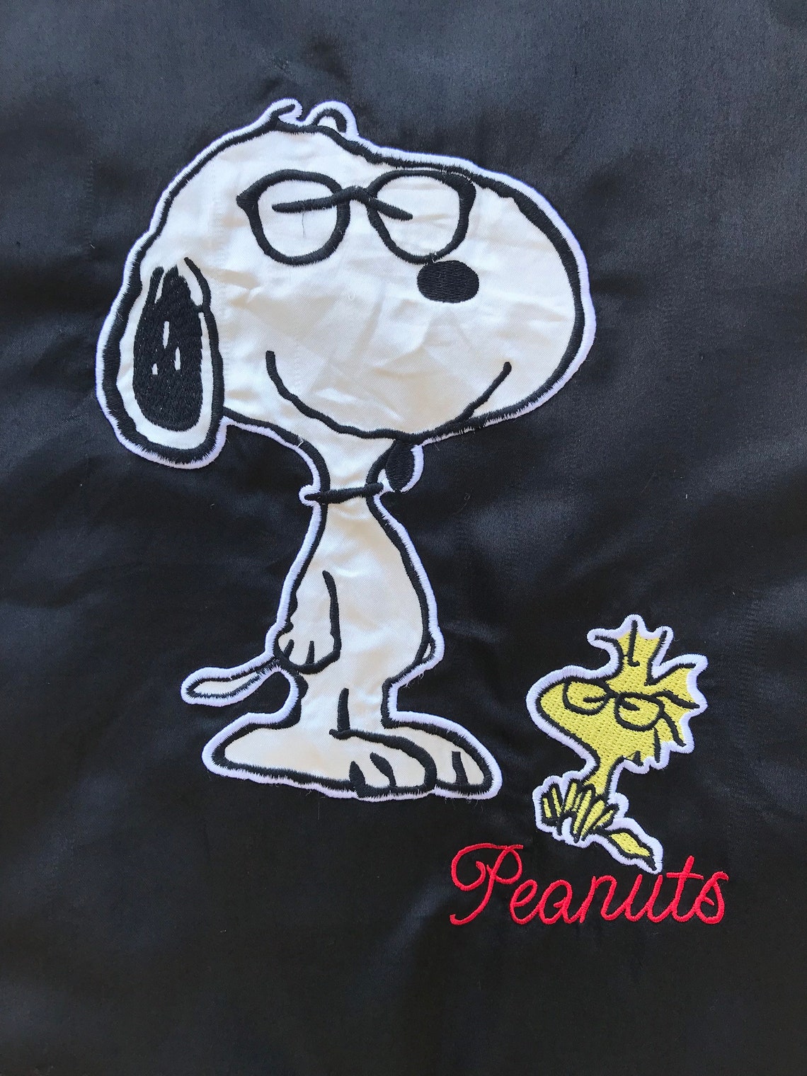 Women Bomber Jacket Sukajan Inspired Peanuts Snoopy Embroidery - Etsy UK