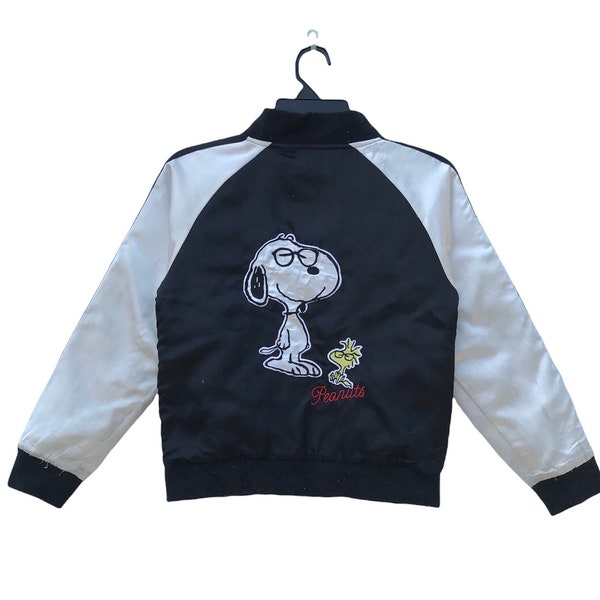 Peanuts Bomber Jacket Etsy