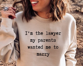 Sweat-shirt Women In Law, Sweat-shirt d’avocat, Cadeau d’avocate, Cadeau de fin d’études en droit, Cadeau d’avocat drôle, Sweat-shirt de parajuriste