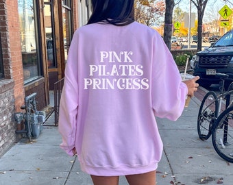 Pink Pilates Princess Crewneck, Pilates Sweatshirt, Pilates
