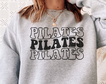 Pilates Sweatshirt, Pilates Teacher Gift, Pilates Instructor Gift, Pilates Lover, Reformer, Womens Workout Crewneck, Group Fitness Sweater