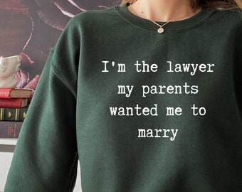 Sweat-shirt Women In Law, Sweat-shirt d’avocat, Cadeau d’avocate, Cadeau de fin d’études en droit, Cadeau d’avocat drôle, Sweat-shirt de parajuriste
