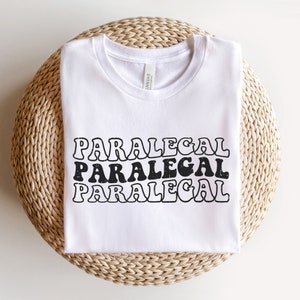 Retro Paralegal Shirt, Paralegal Gift, Paralegal Student, Women In Law Shirt, Graduation Gift, Law Student Gift, Female Lawyer Tee