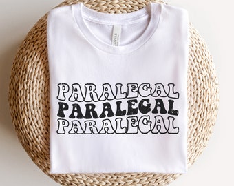 Retro Paralegal Shirt, Paralegal Gift, Paralegal Student, Women In Law Shirt, Graduation Gift, Law Student Gift, Female Lawyer Tee