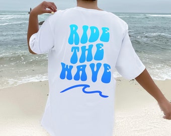 ★RESTANDRECREATION★ WAVE LOGO COLORATION T-SHIRT Rest & Recreation | OVERSIZED WAVE LOGO T-SHIRT 🩶GREY
