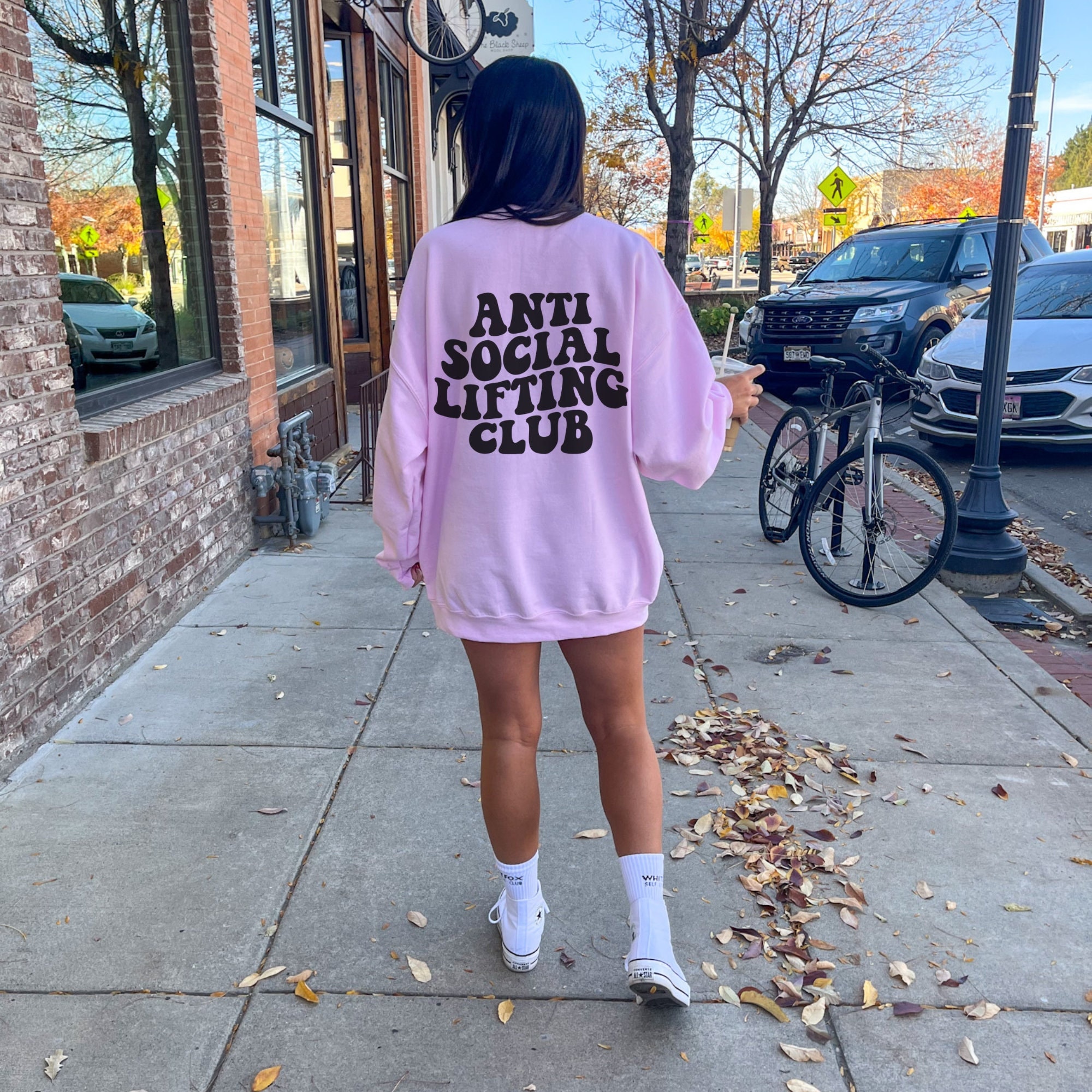 Anti Social Lifting Club, Lifting Sweatshirt, Retro Gym Sweatshirt