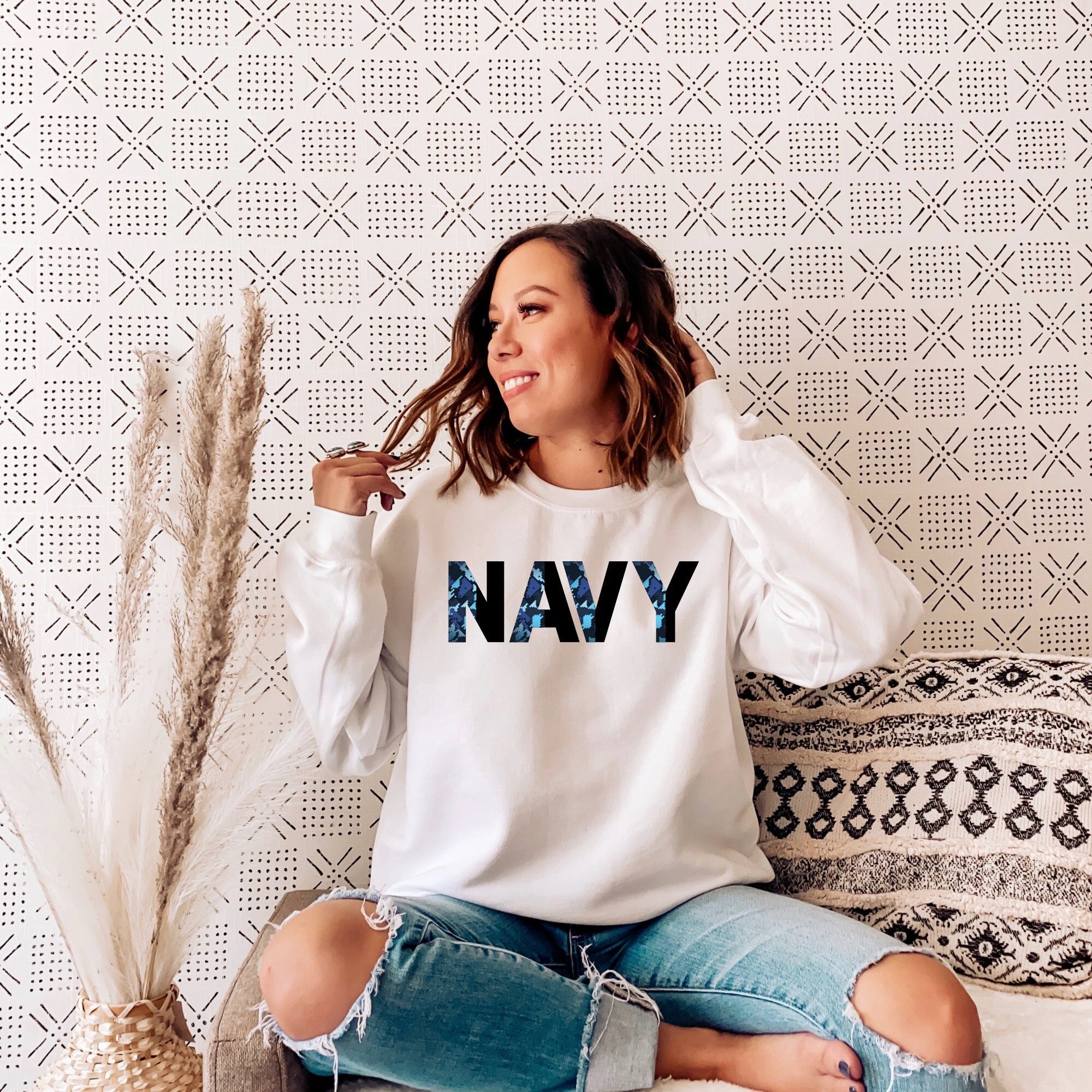 us navy sweatshirt women's