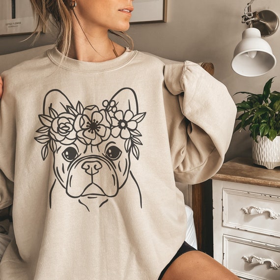 French Bulldog Sweatshirt Frenchie Mom Crewneck Floral Dog Oversized Trendy Aesthetic Frenchie Mom Gift Dog Mama Gift Fur Mom Sweater Etsy Australia