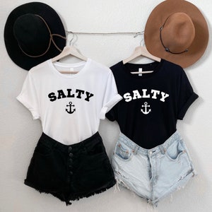 Salty Shirt, Summer Shirt for Women, Gift for Beach Lovers, Tropical Vacation Shirt, Ocean Shirt, Summer Gift, Cruise Shirt Funny, for women