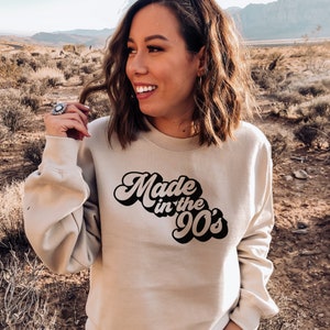 Made in the 90s Sweatshirt, 90s Nostalgia, 90s Nostalgia Gift, 90s Crewneck Sweatshirt, 90s Crewneck Vintage, 90s Aesthetic Sweatshirt