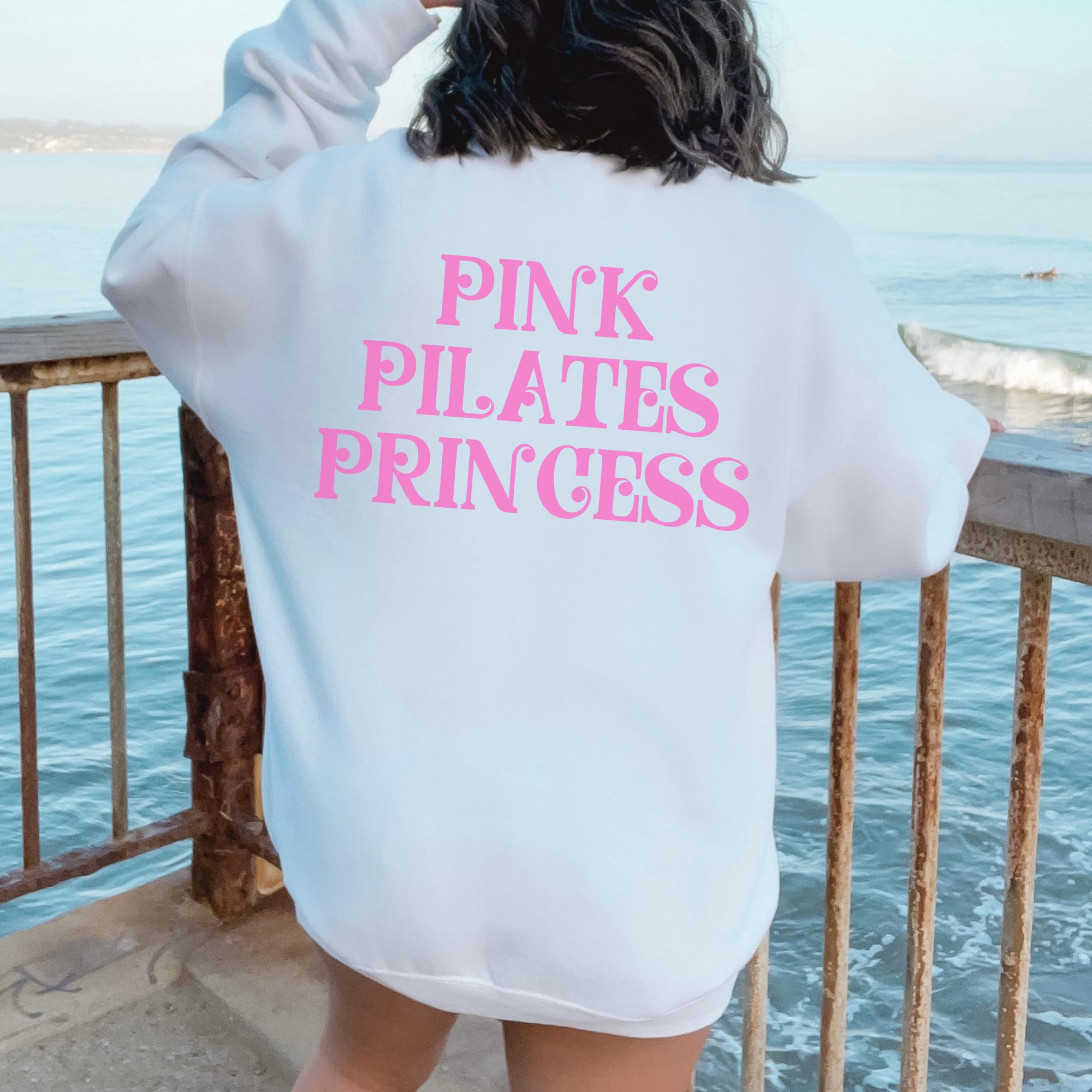 Pink Pilates Princess Crewneck, Pilates Sweatshirt, Pilates