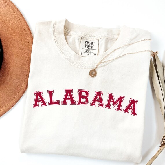 Alabama Football Vintage Distressed T-Shirt Alabama Football Vintage Distressed T-Shirt